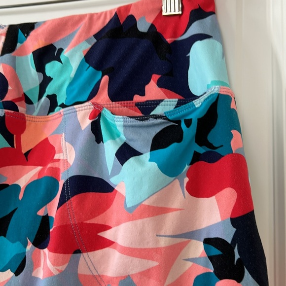 Tribal Sport Multicolor Floral Abstract Golf Tennis Skort Medium - Picture 11 of 14